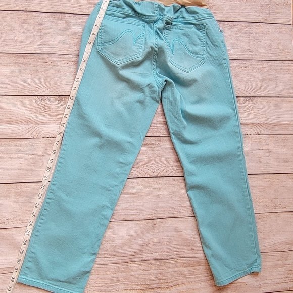 Motherhood Maternity Skinny Crop Pants, S, Mist Blue, Excellent Used Condition - Picture 7 of 13